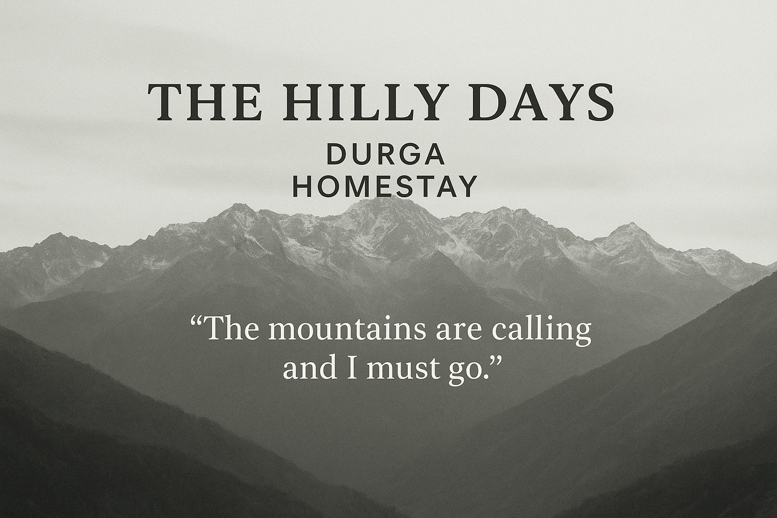 Your Hosts at TheHillyDays